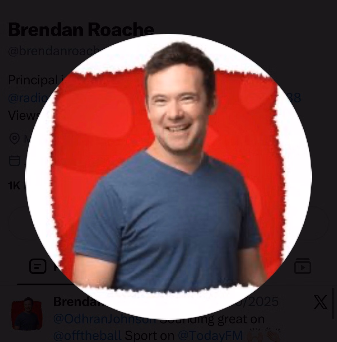 DJ Brendan Roache